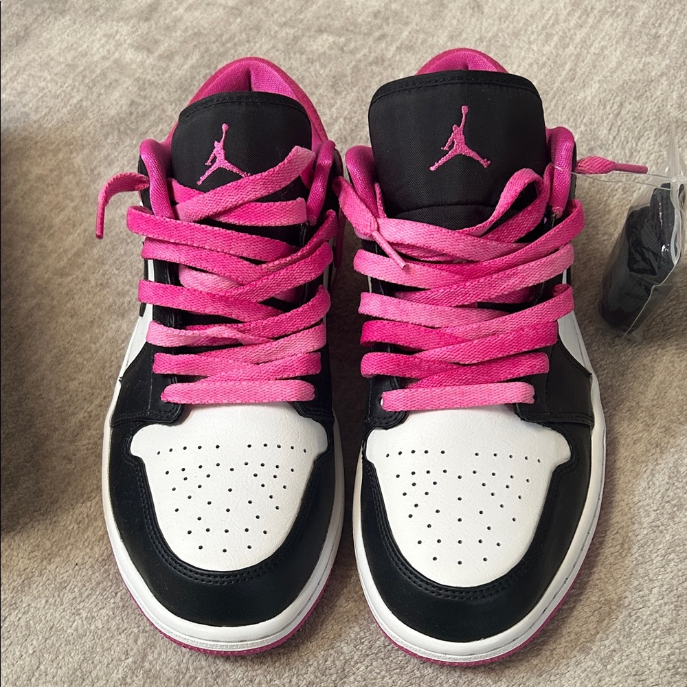 Jordan Men's Shoes Black and Pink